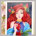 آموزش ویترای رنگامیزی چهره