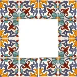الگوی پرینت شده و آماده ویترای مناسب آینه
